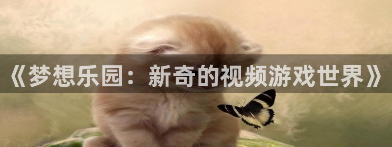 众腾娱乐：《梦想乐园：新奇的视频游戏世界》